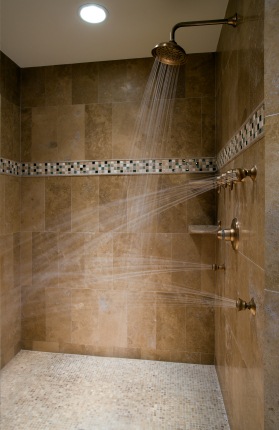 Shower plumbing by American Servicers